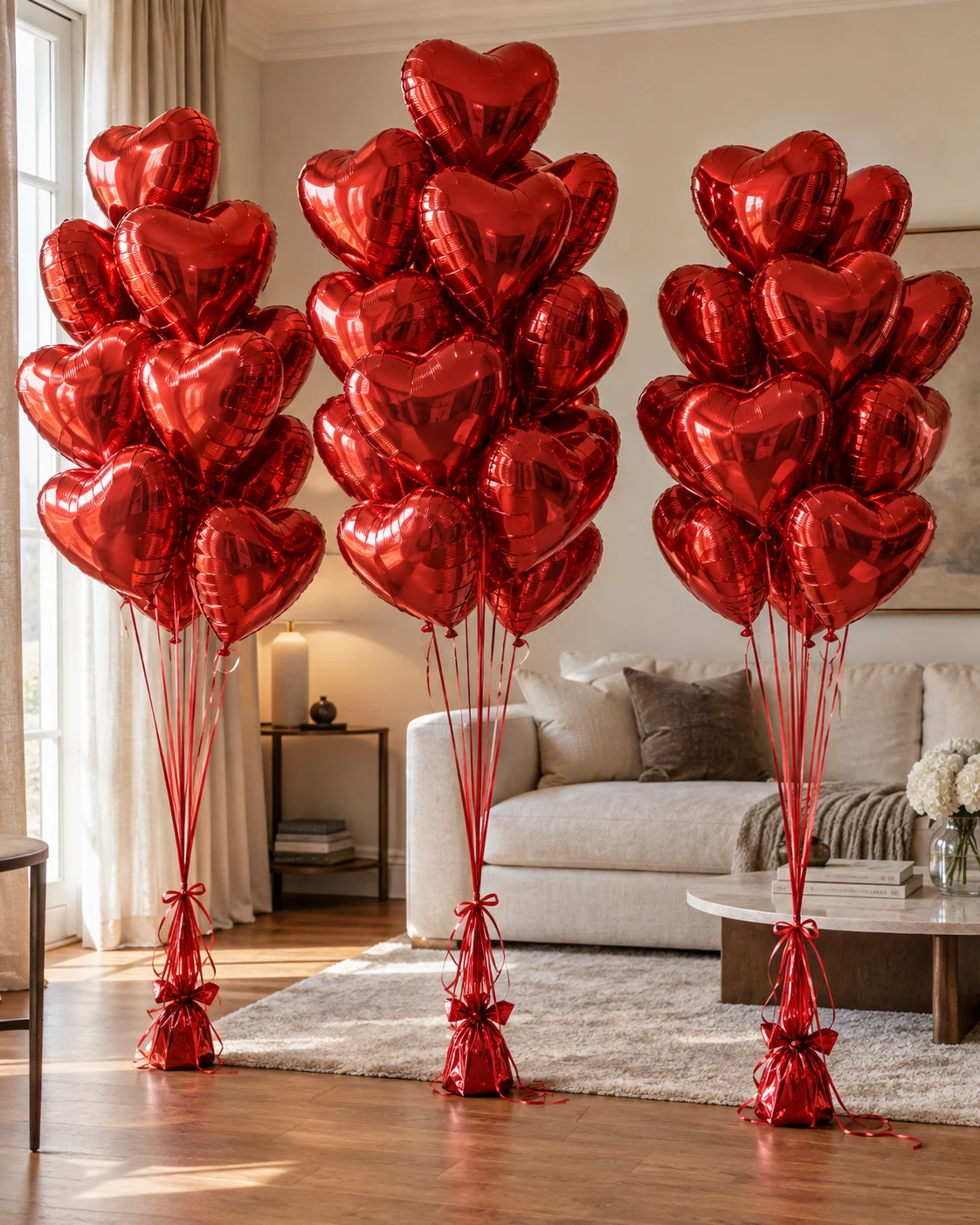 Red · 3 bunches
